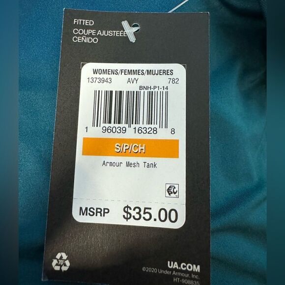 NWT Under Armour Mesh Tank (Small) - Picture 7 of 7